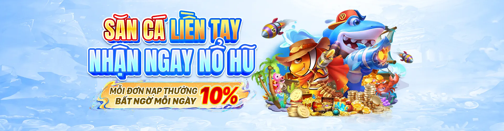 Hình ảnh quảng bá chính cho trang khuyến mãi của Choangclub, thể hiện các ưu đãi hấp dẫn với tông màu xanh vàng, người chơi vui vẻ.